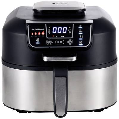 MasterPRO Electric Electric grill with display, Overheat protection, Heat convection Black/stainless steel
