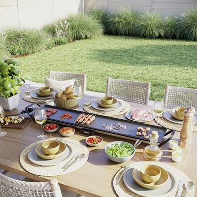 Tristar Slim XXL BP-2670 Electric BBQ plate Black