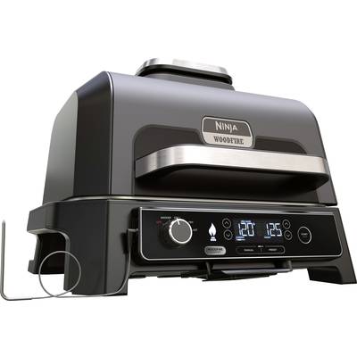 Ninja Woodfire Pro XL Electric Electric grill Black, Stainless steel